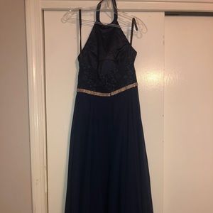Navy prom dress